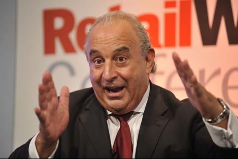 Sir Philip Green at the Retail Week Conference